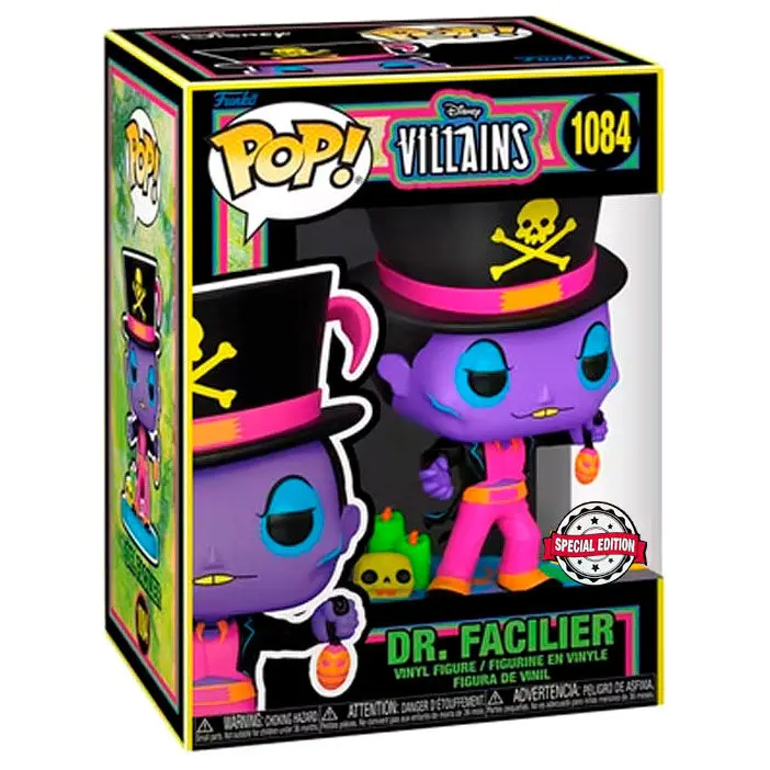 Disney Villains POP! vinylová figúrka Dr. Facillier (Blacklight) 9 cm termékfotó