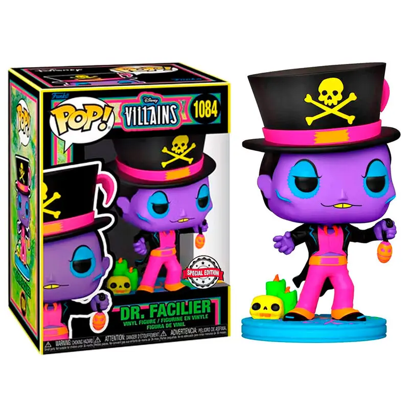 Disney Villains POP! vinylová figúrka Dr. Facillier (Blacklight) 9 cm termékfotó