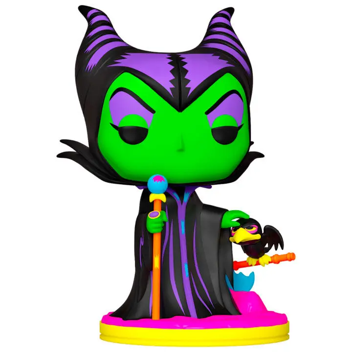 Disney Villains POP! Vinylová figúrka Hamupipőke mostohaanyja (fekete fény) 9 cm termékfotó