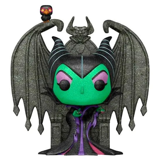 Figúrka POP Disney Villains Maleficent on Throne Diamond Exclusive produktová fotografia