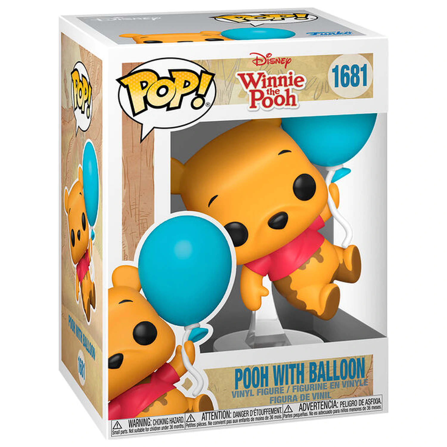 Funko POP figúrka Disney Winnie the Pooh with Balloon produktová fotografia