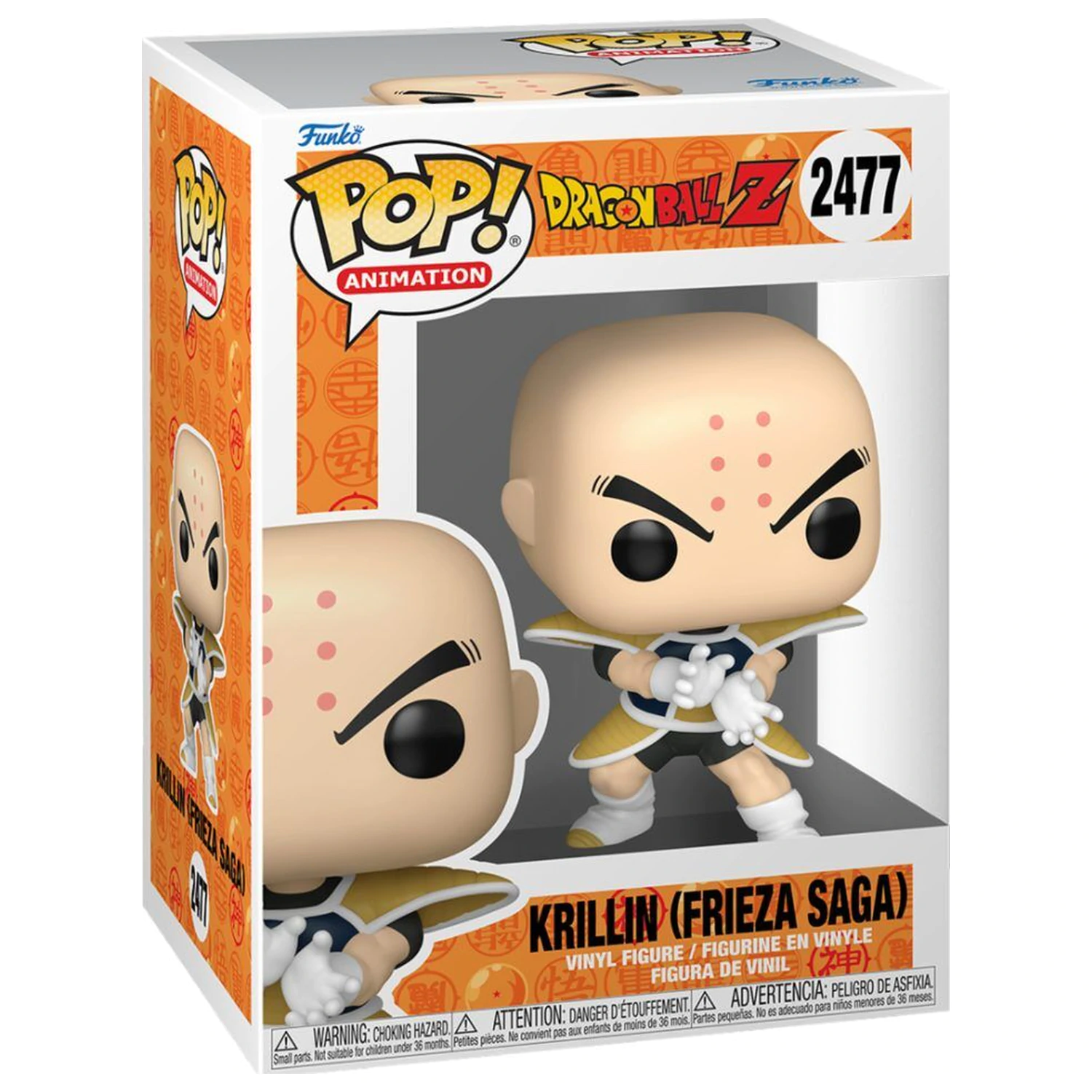 Funko POP figúrka Dragon Ball Z Krillin Frieza Saga produktová fotografia