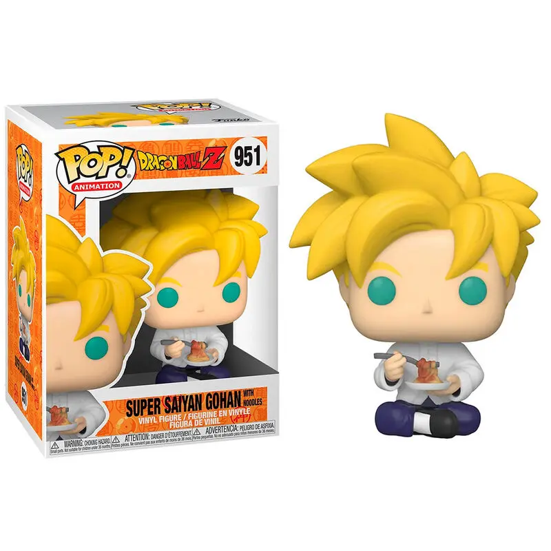 POP figúrka Dragon Ball Z sorozat 9. kiegészítőcsomag Super Saiyan Gohan fánkkal termékfotó