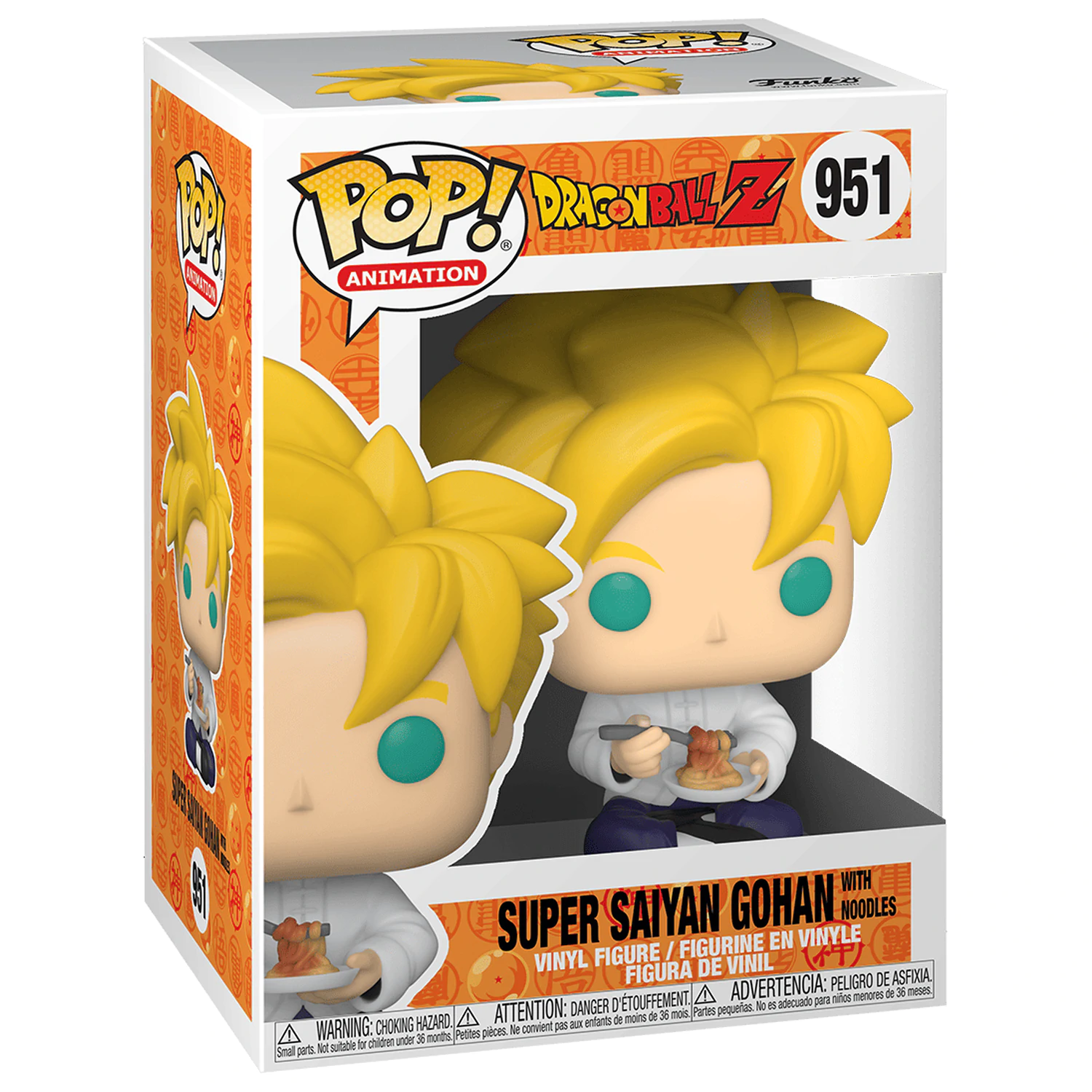 Figúrka POP Dragon Ball Z Serie 9 Super Saiyan Gohan with Noodles produktová fotografia