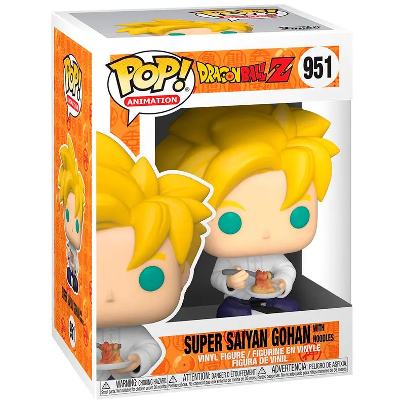 POP figúrka Dragon Ball Z sorozat 9. kiegészítőcsomag Super Saiyan Gohan fánkkal termékfotó