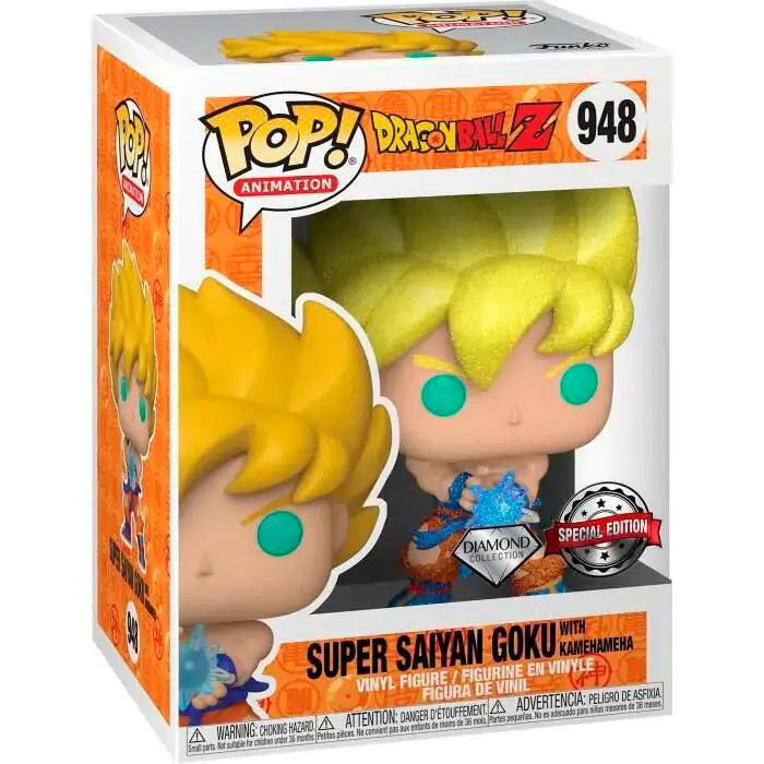 Dragon Ball Super Funko POP! Animation Vinyl figúrka SSGokuW/KamehmhWve(DGLT) 9 cm termékfotó