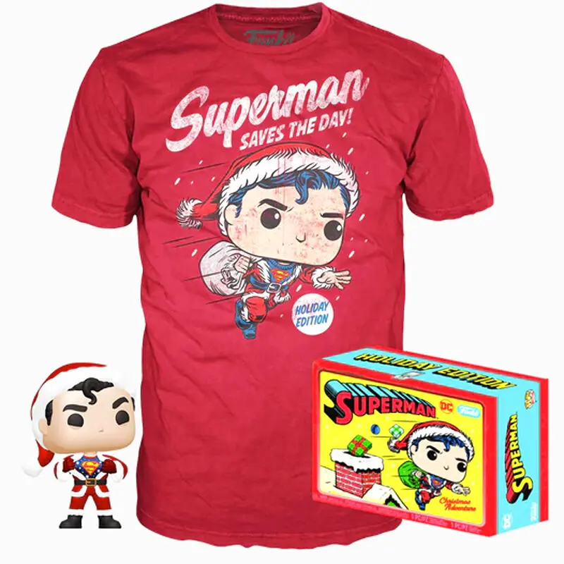 Pop! figúrka a& póló škatuľka Back DC Comics Superman exkluzívnene kŕdel termékfotó