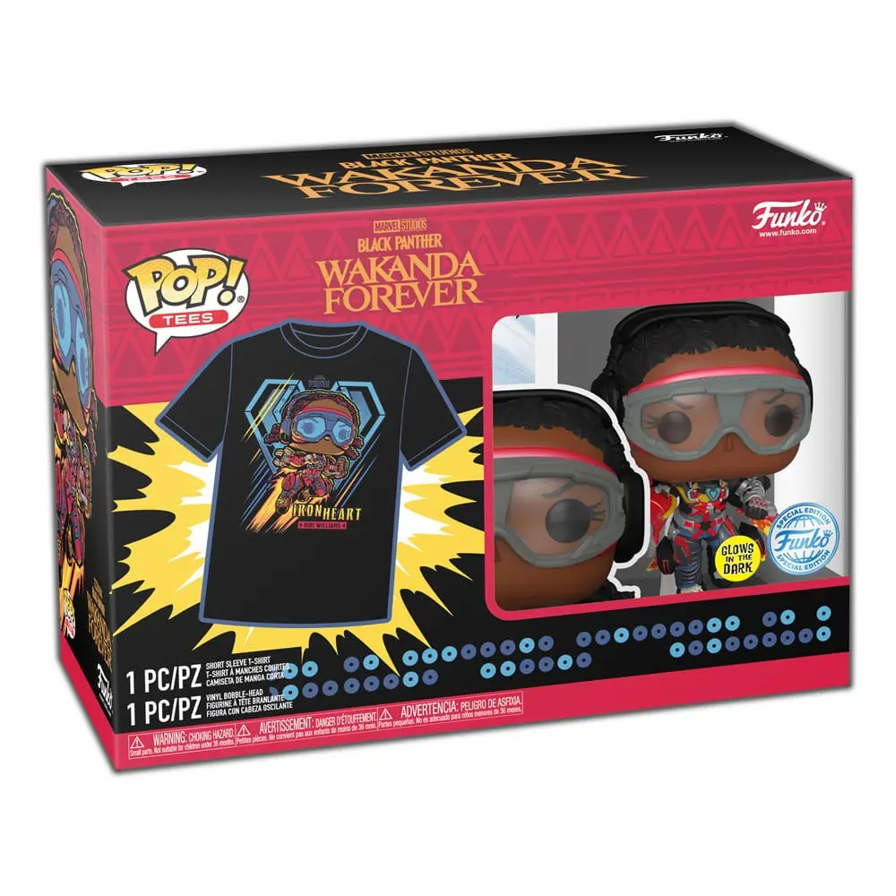 Funko POP figúrka a tričko box Black Panther Legacy Ironheart MK1 (GW) produktová fotografia