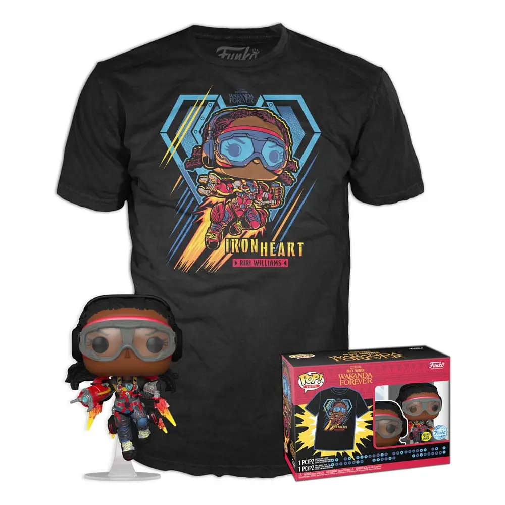 Funko POP figúrka a tričko box Black Panther Legacy Ironheart MK1 (GW) produktová fotografia