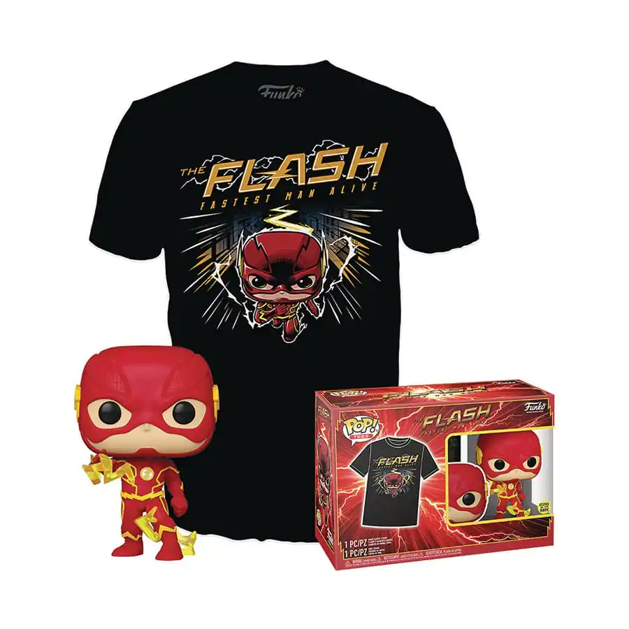 DC Comics POP! & Tee Box The Flash – tričko a 3 XL méretben termékfotó