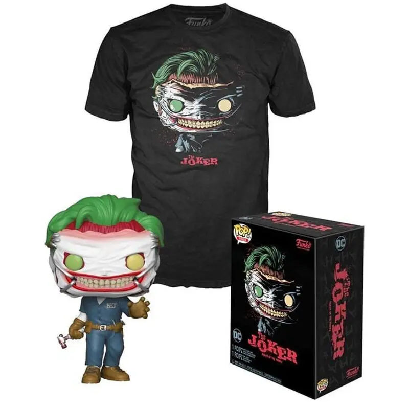 Funko POP! figúrka & tričko doboz DC Comics The Joker exkluzívne termékfotó