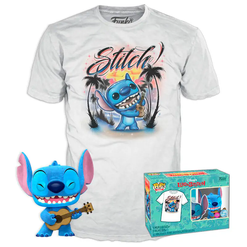 Funko POP figúrka a pólóval Disney Stitch Ukelele exkluzívne termékfotó