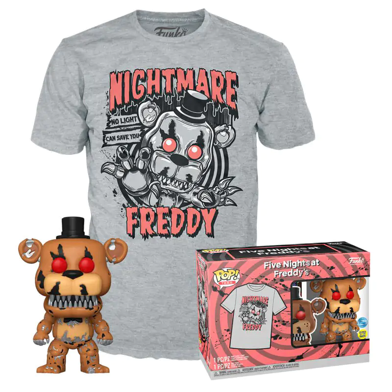 Set figúrka POP & Tee Five Nights and Freddy Nightmare Freddy Exclusive termékfotó