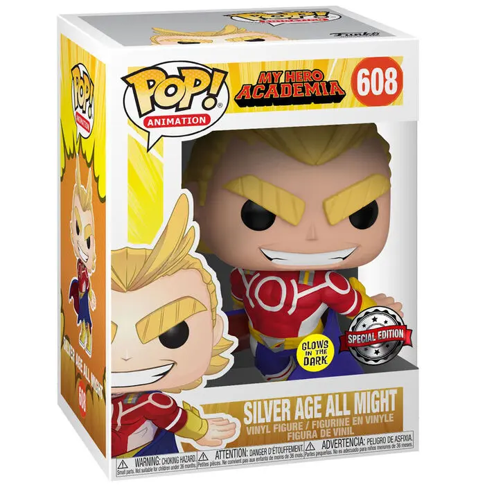 Funko POP figúrka a tee box My Hero Academia All Might exkluzívne termékfotó