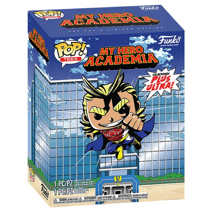 Funko POP figúrka a tee box My Hero Academia All Might exkluzívne termékfotó