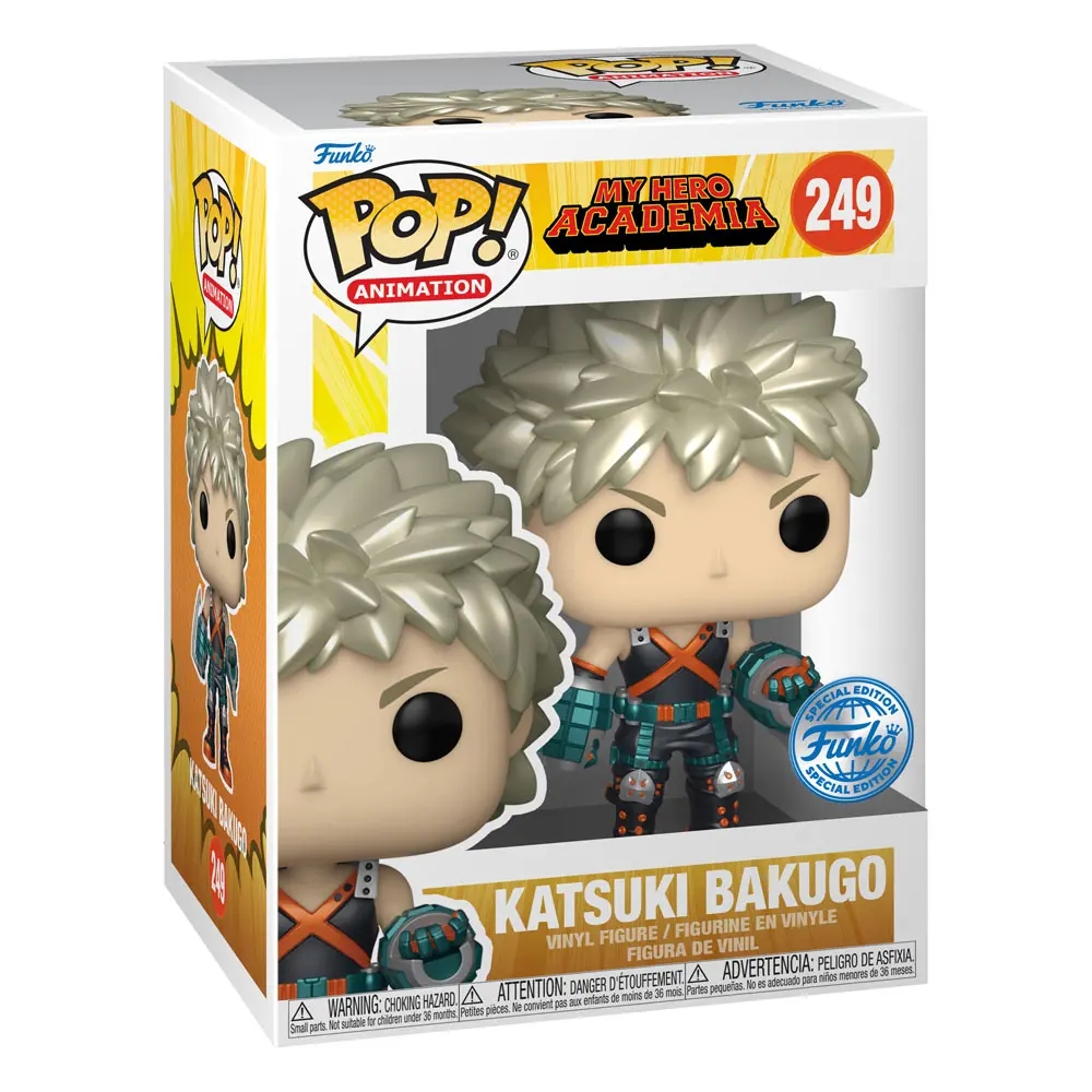 Funko POP! figúrka a tričko v krabici My Hero Academia Katsuki Bakugo (MT) produktová fotografia