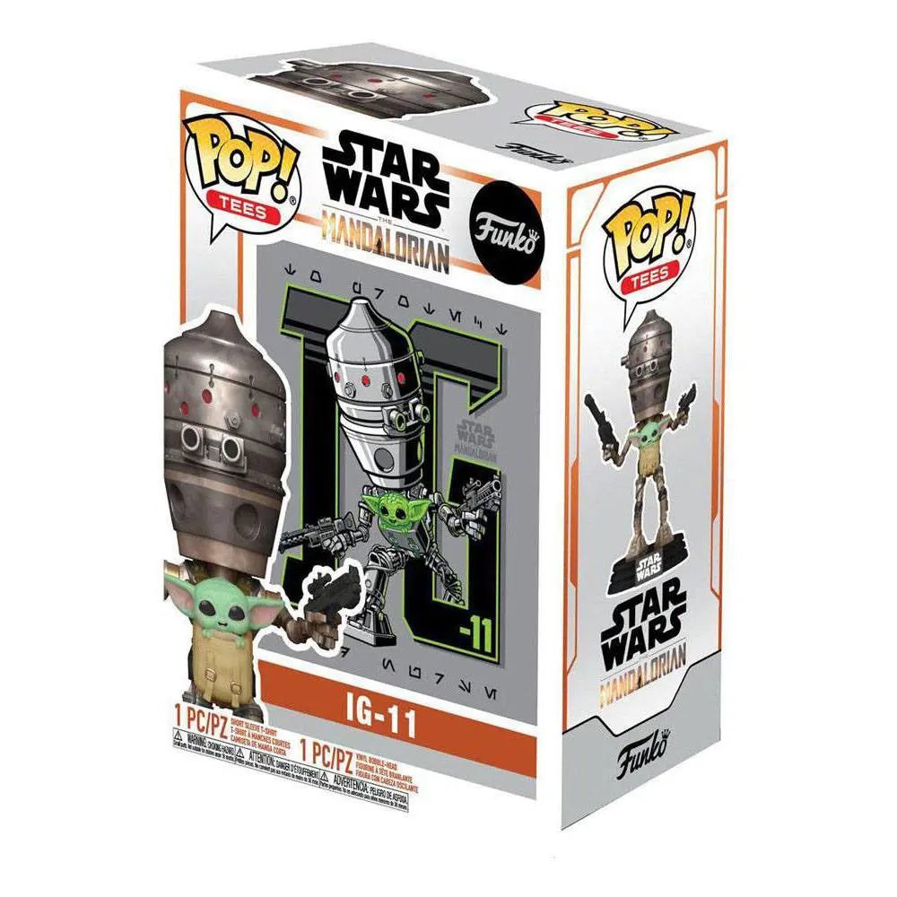 Funko POP! figurka a tričkom Star Wars The Mandalorian IG-11 s Dieťaťom termékfotó