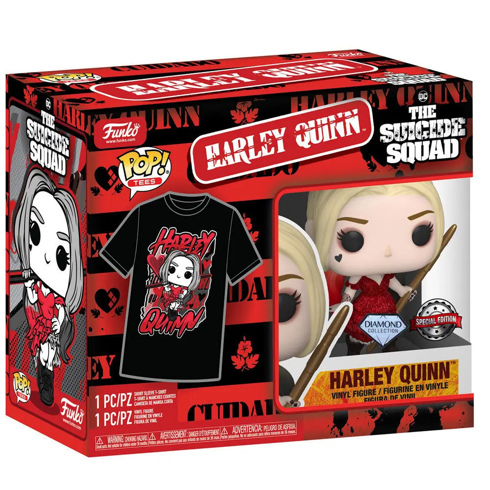 Funko POP! figúrka & tee box Suicide Squad 2 Harley Quinn termékfotó