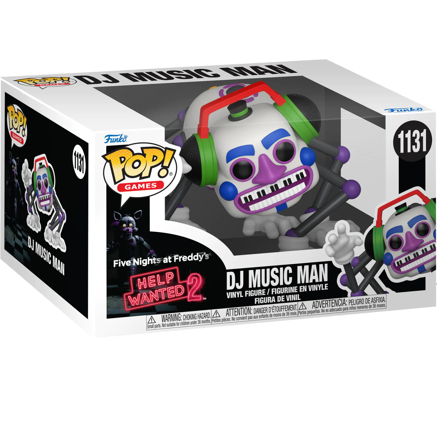 Funko POP figúrka Five Nights at Freddys Help Wanted 2 DJ Music Man produktová fotografia