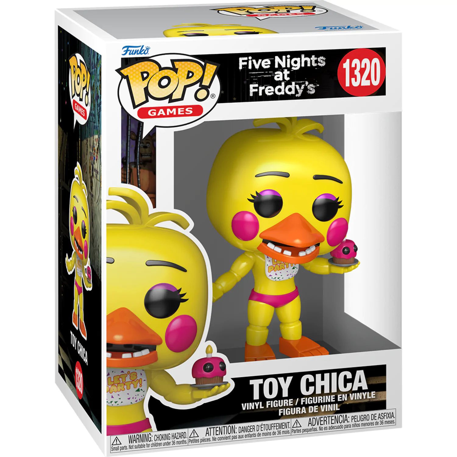 Funko POP figúrka Five Nights at Freddy's Toy Chica produktová fotografia