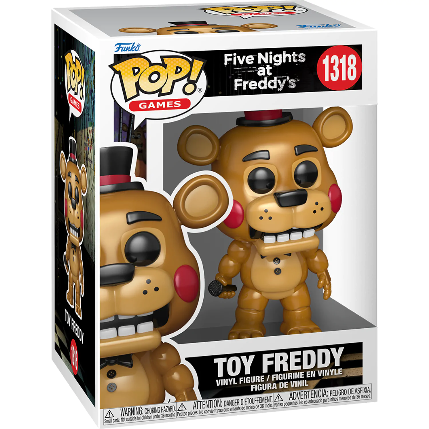 Funko POP figúrka Five Nights at Freddys Toy Freddy produktová fotografia