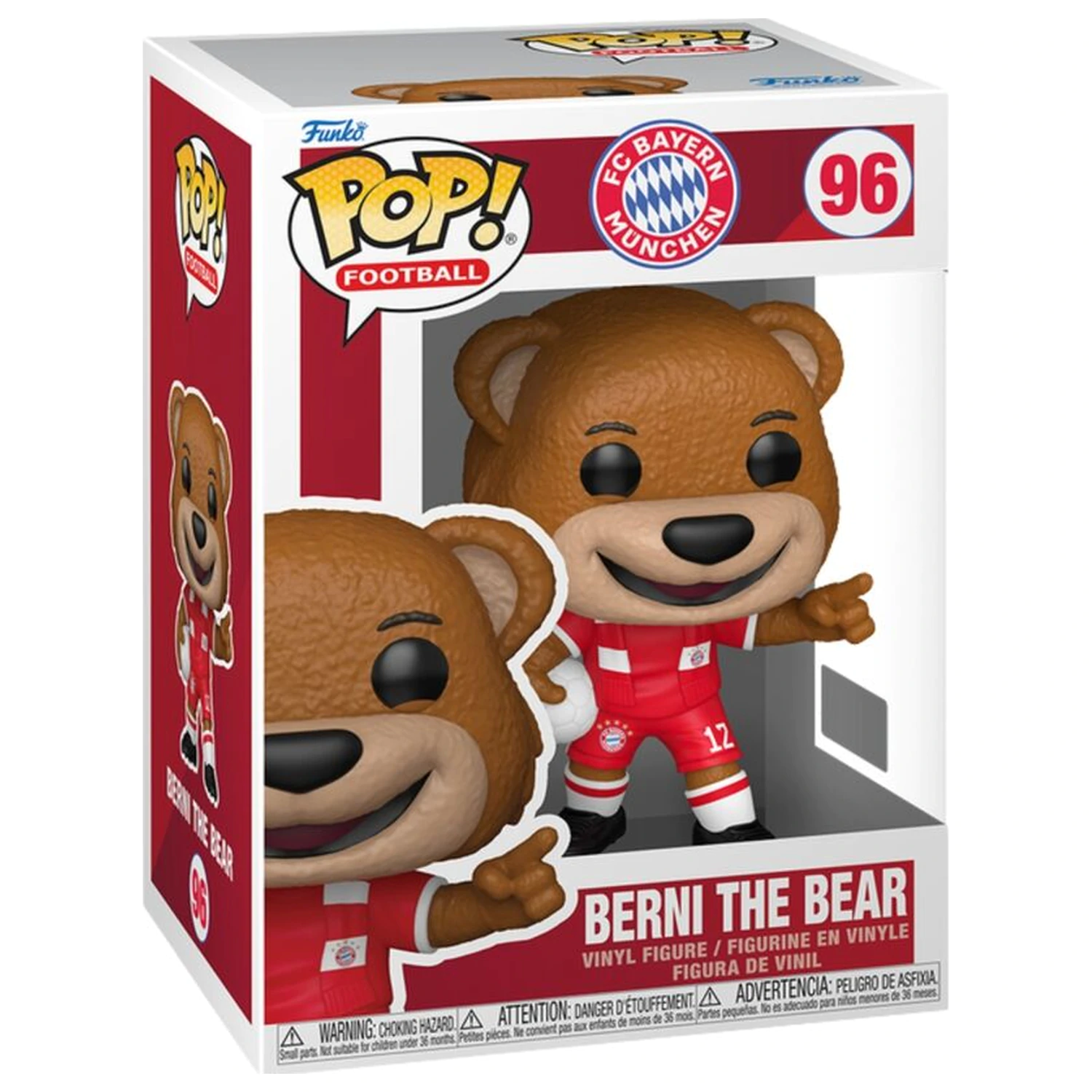 Funko POP figúrka Futbal FC Bayern Munich Berni The Bear produktová fotografia