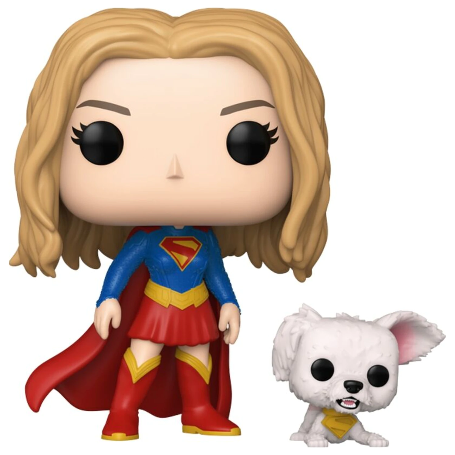 Funko POP figúrka DC Comics Supergirl Buddy Supergirl with Puppy Krypto produktová fotografia