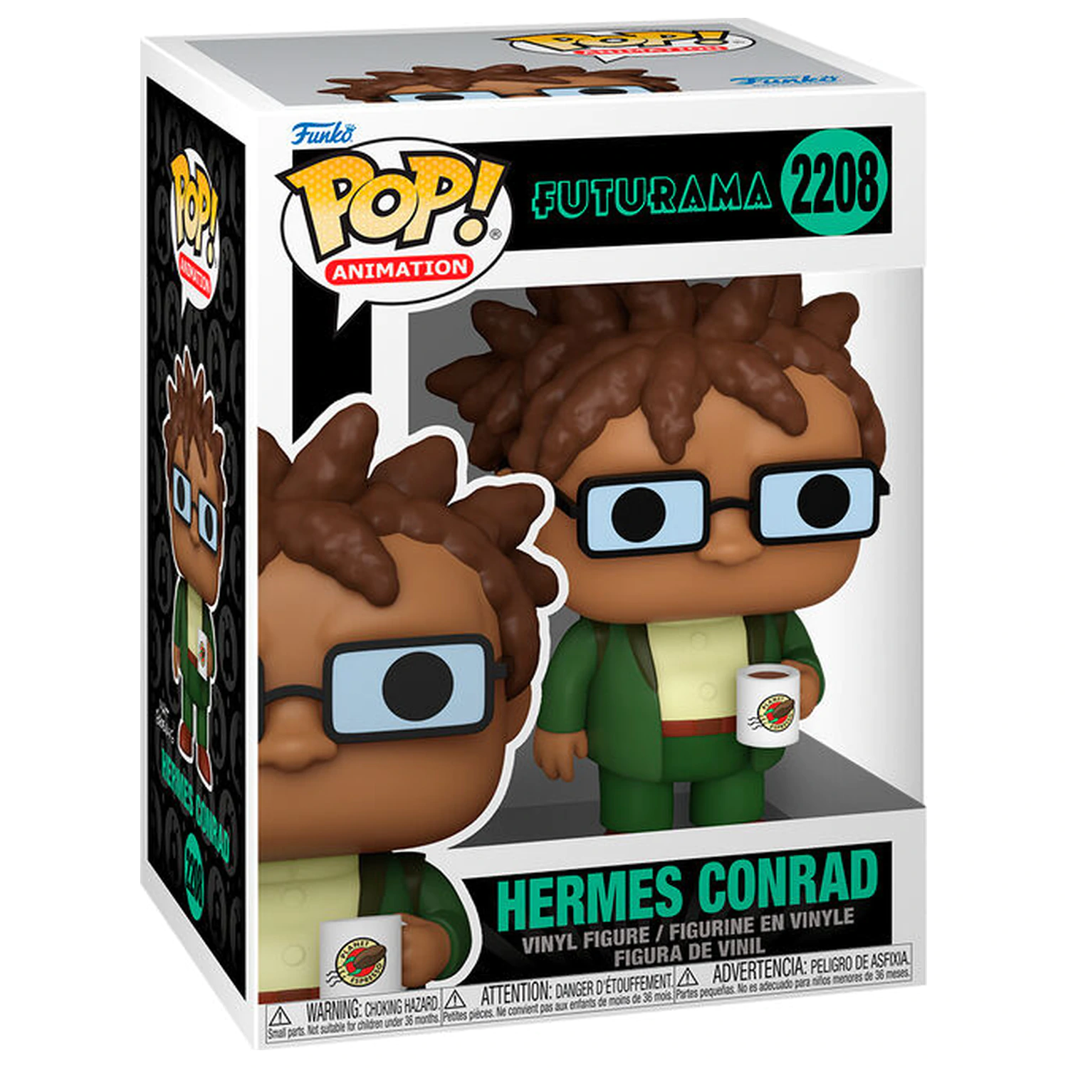 Funko POP figúrka Futurama Hermes Conrad produktová fotografia