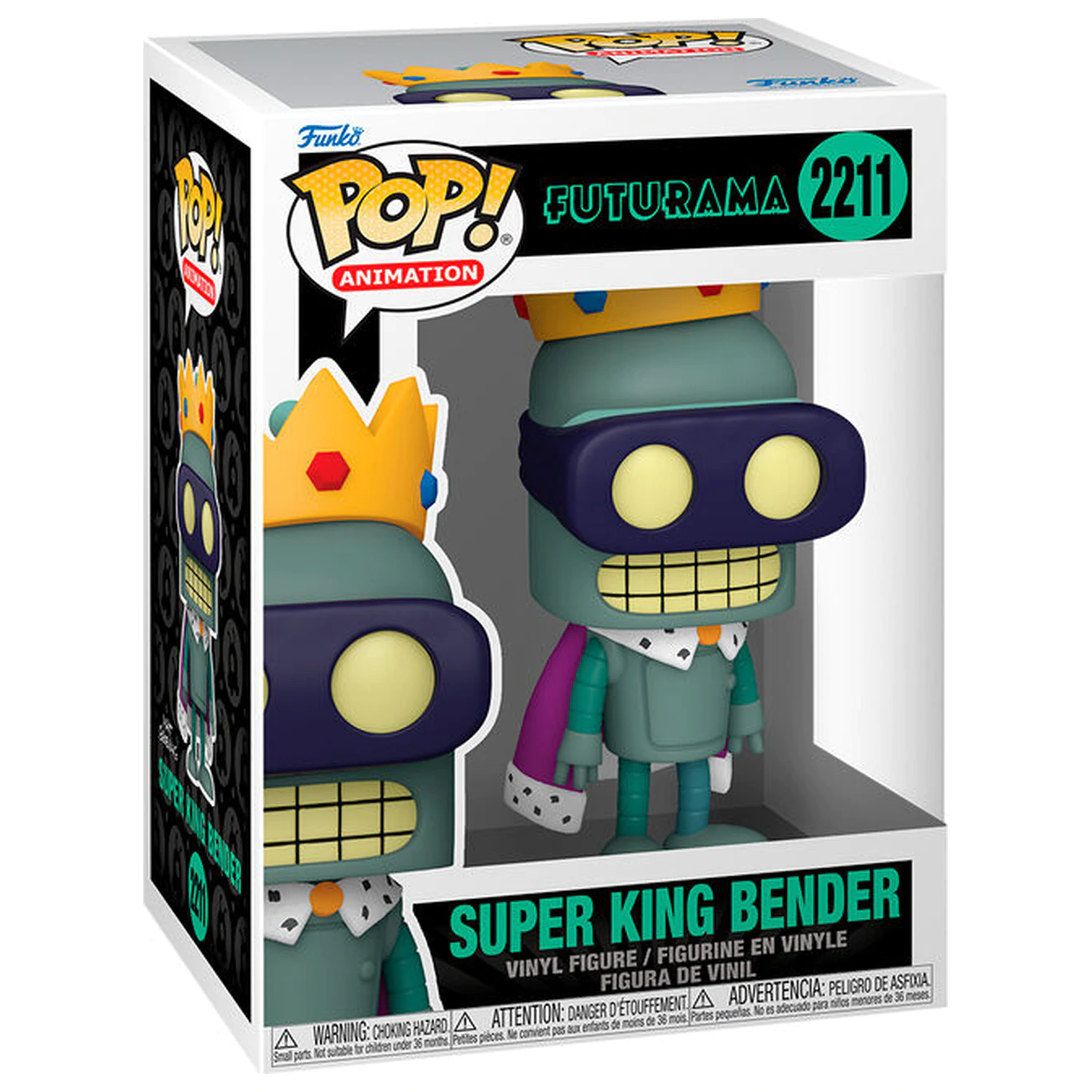Funko POP figúrka Futurama Super King Bender produktová fotografia
