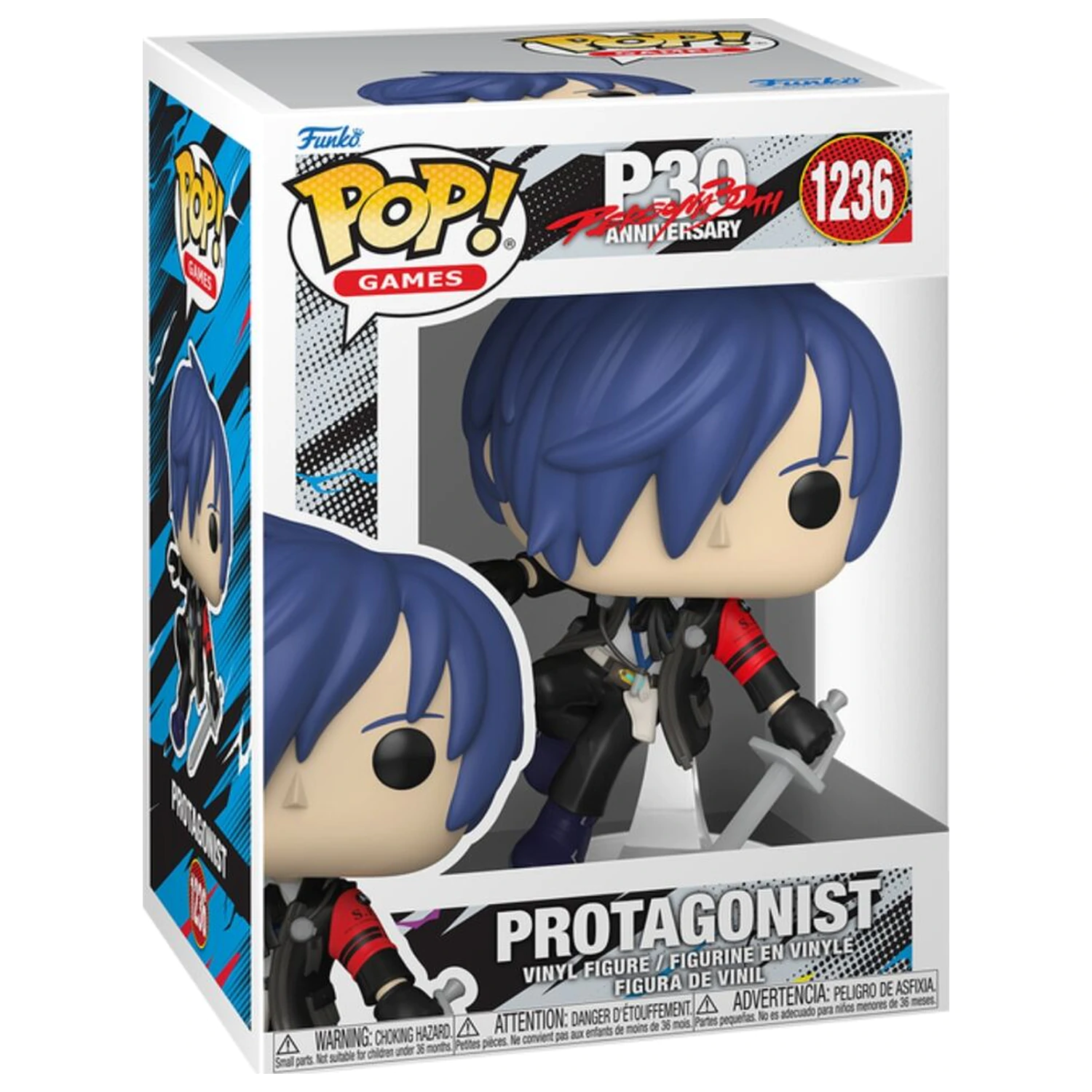 Funko POP figúrka Games Persona 3 Male Protagonist Makoto produktová fotografia