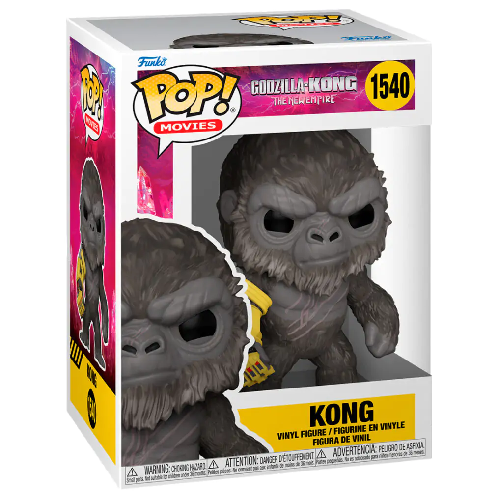 Godzilla vs. Kong 2 POP! Movies Vinilová figúrka Kong 9 cm termékfotó