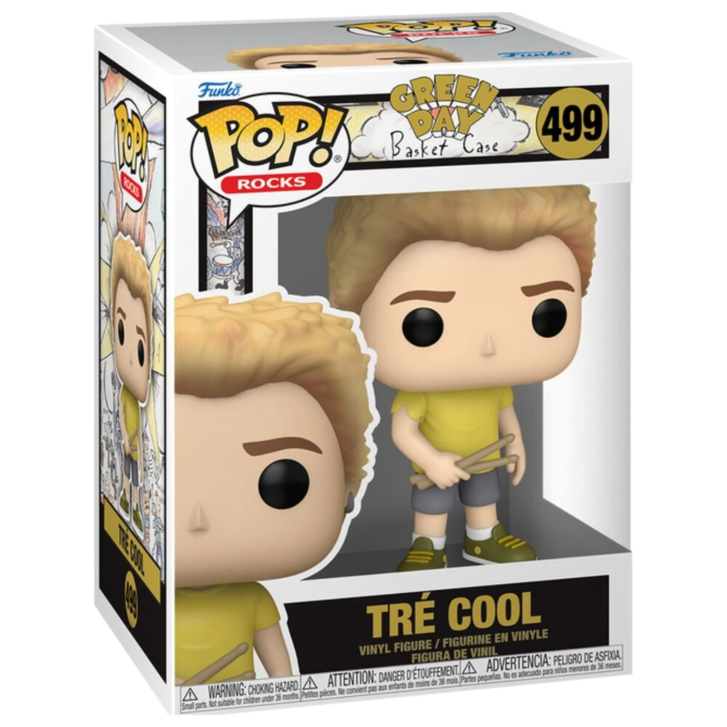 Funko POP figúrka Green Day Tre Cool Basket Case produktová fotografia