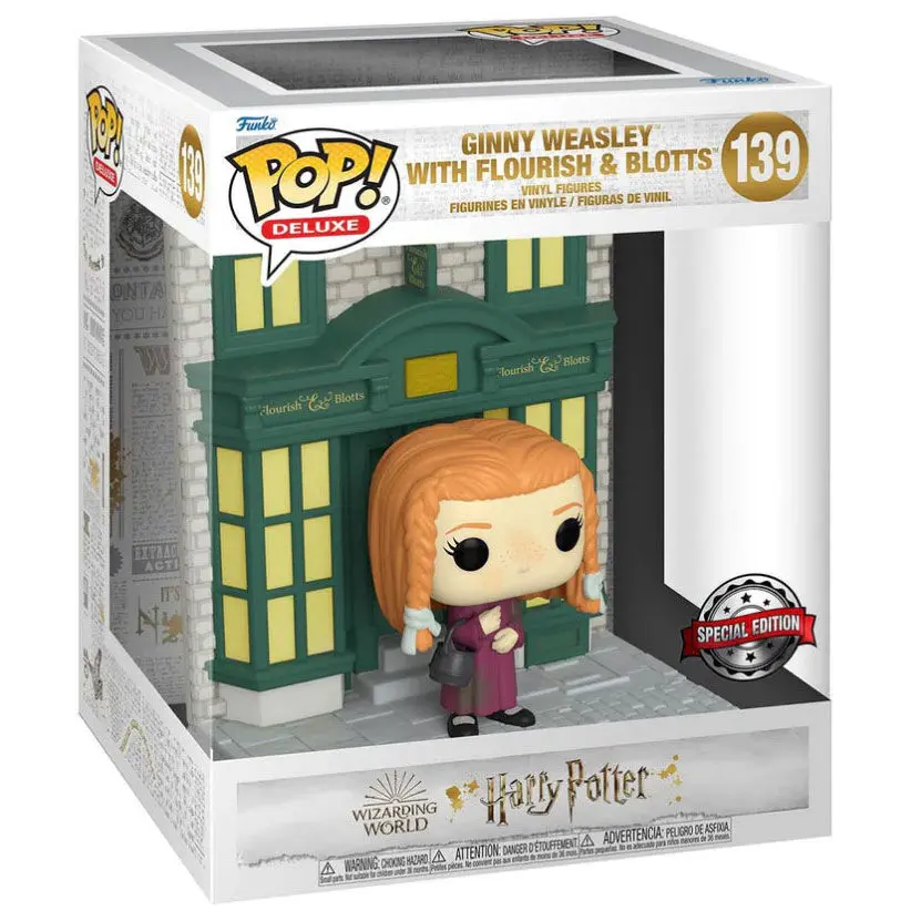 Figúrka POP Harry Potter Diagon Alley Ginny Weasley Flourish & Blotts Exclusive produktová fotografia