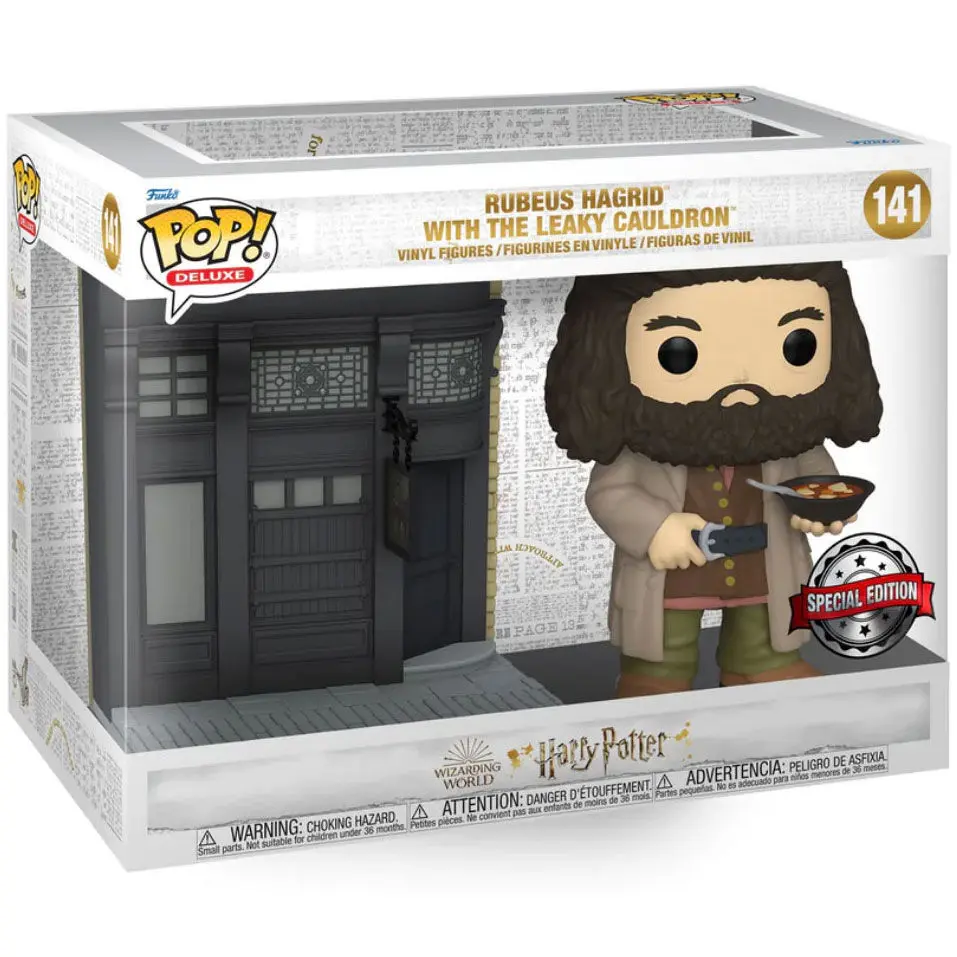 POP figúrka Harry Potter Diagon Alley Rubeus Hagrid The Leaky Cauldron Exclusive produktová fotografia