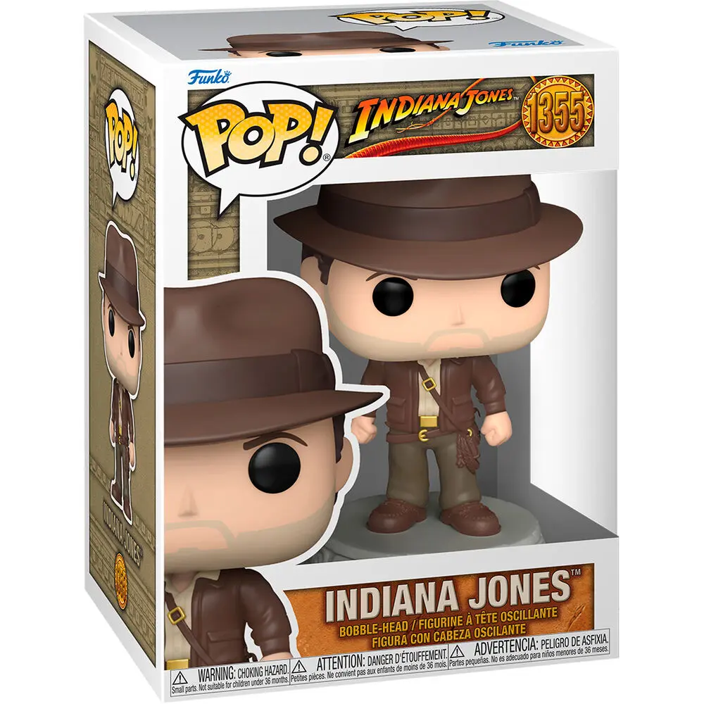 Indiana Jones POP! Movies Vinyl figúrka Indiana Jones kabáttal 9 cm termékfotó