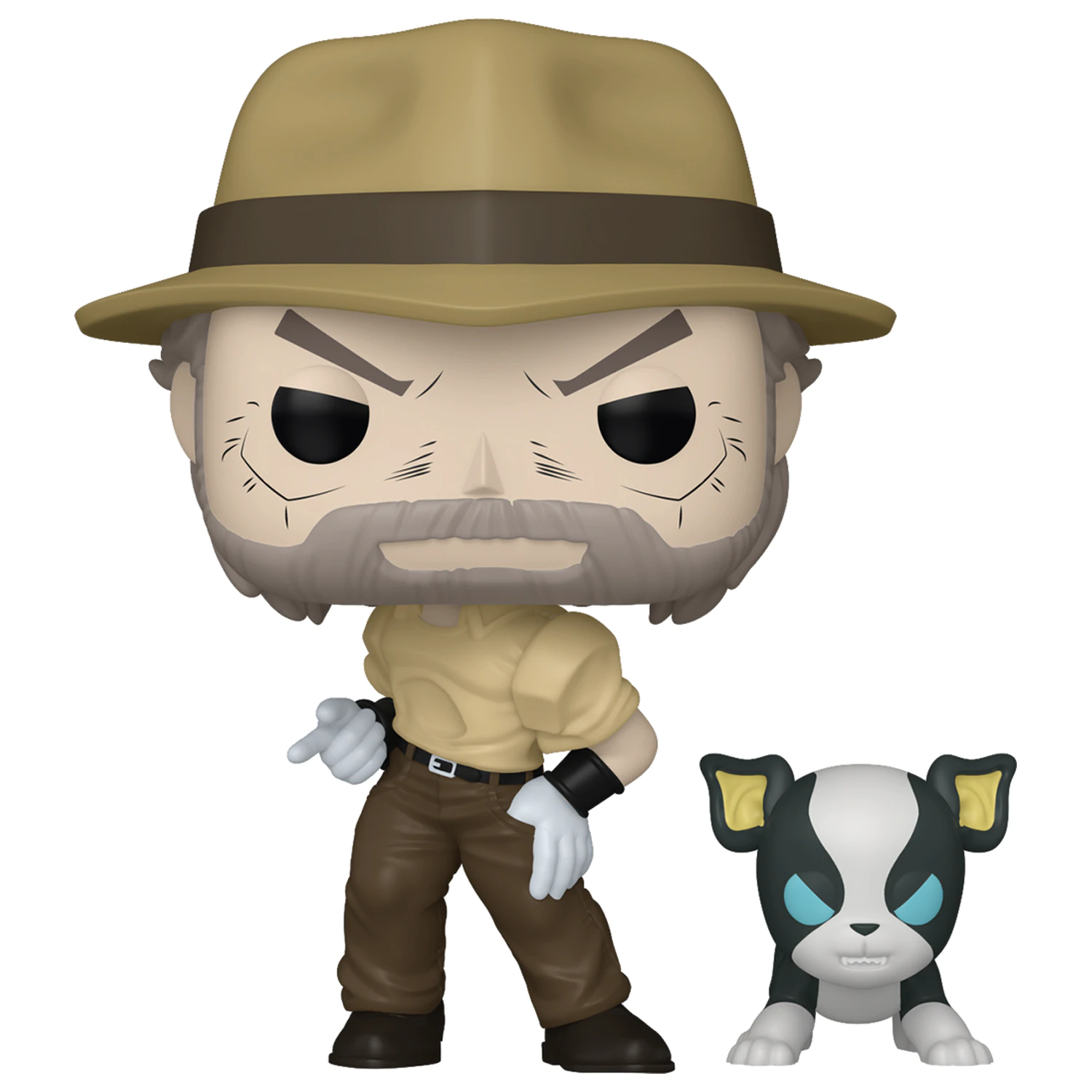 Funko POP figúrka Jojo's Bizarre Adventure Joseph Joestar s Iggy produktová fotografia