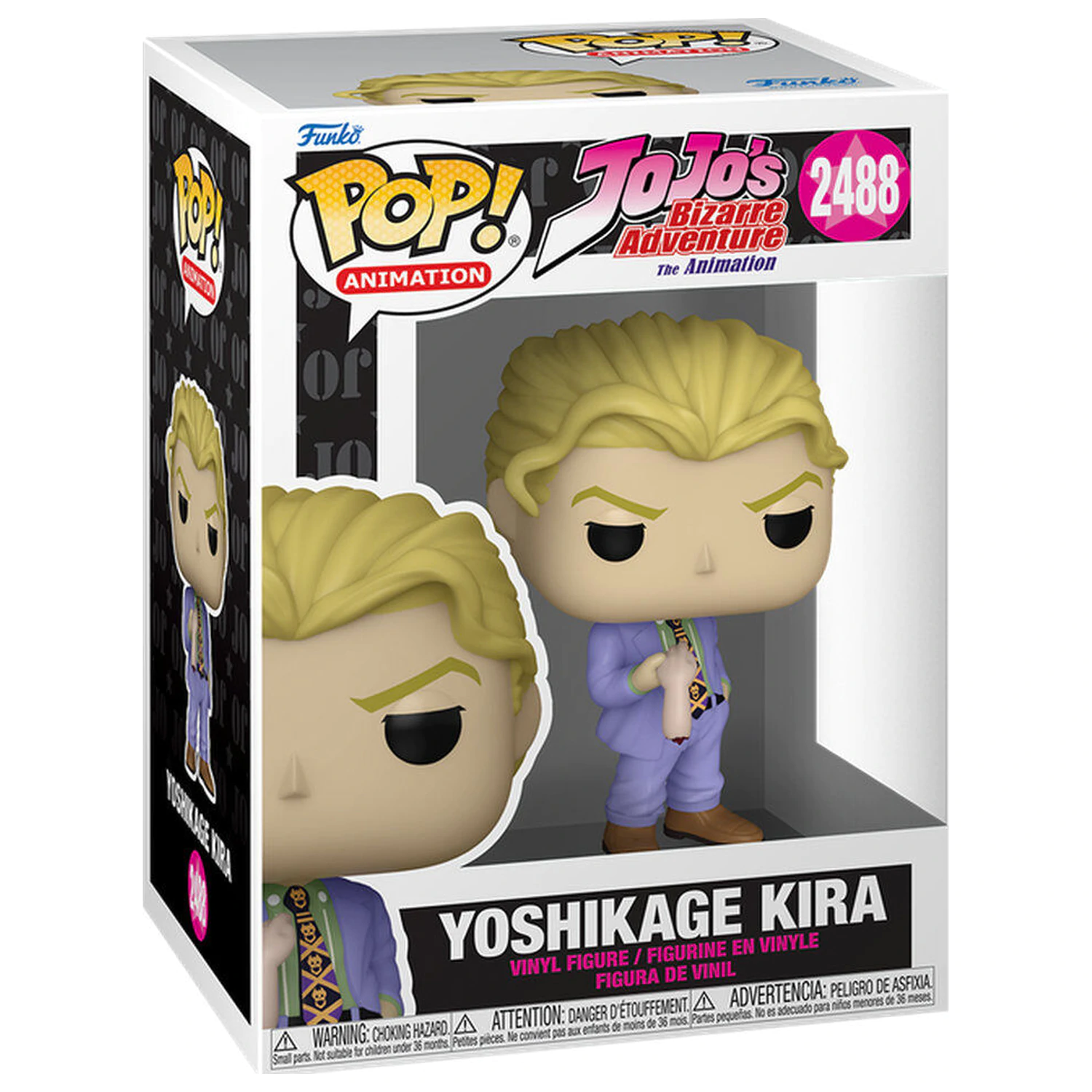 Funko POP figúrka JoJo's Bizarre Adventure Yoshikage Kira produktová fotografia