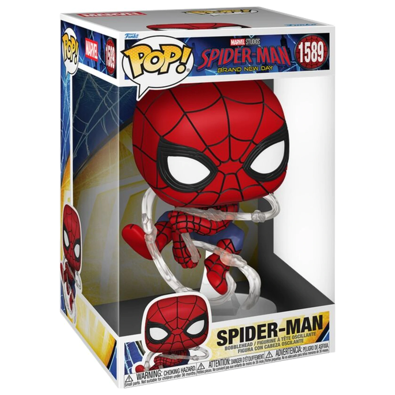Funko POP figúrka Jumbo Marvel Spider-Man Brand New Day Spider-Man produktová fotografia