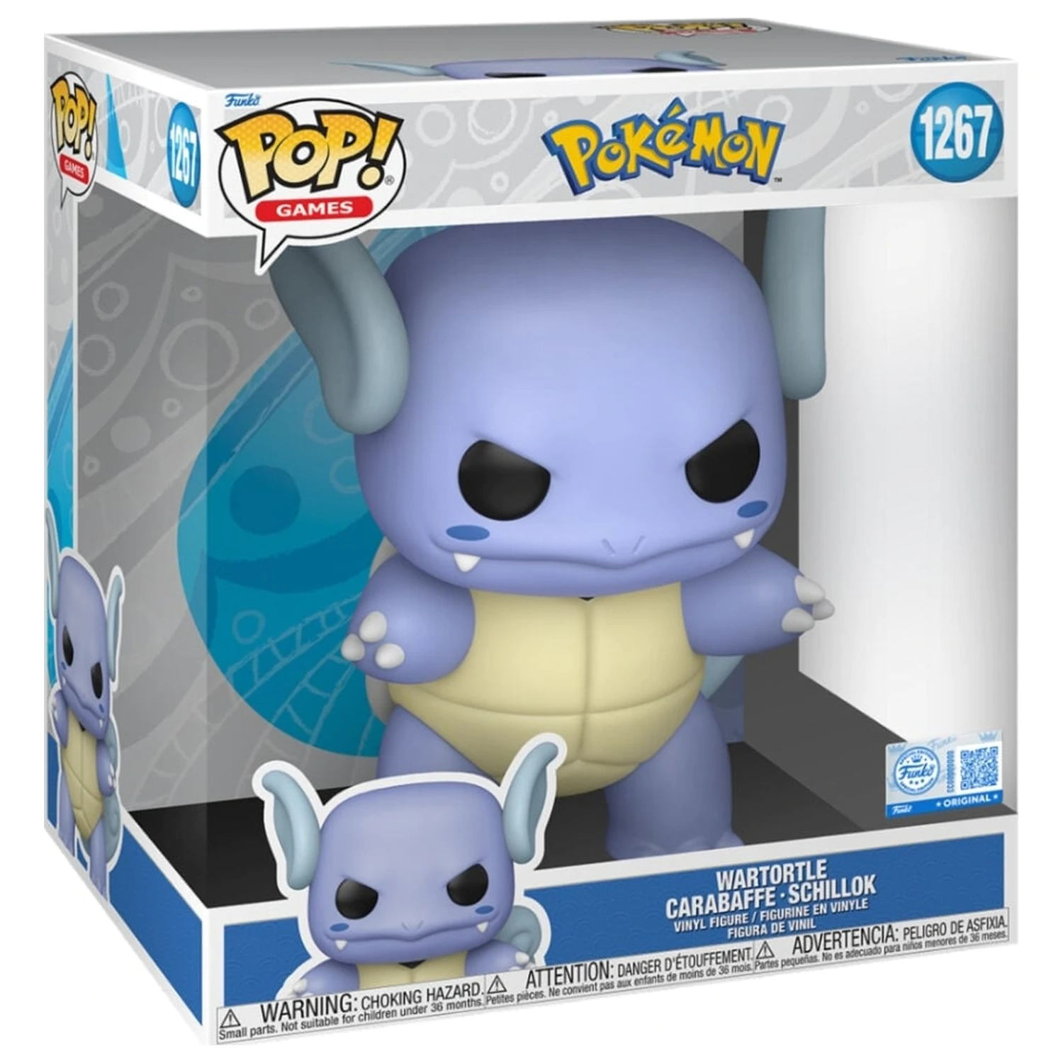 Funko POP Jumbo figúrka Pokemon Wartortle produktová fotografia
