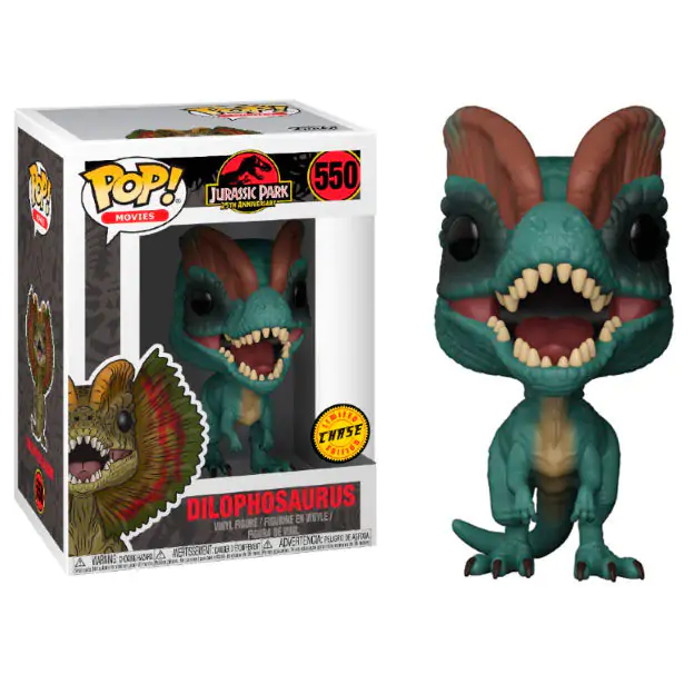 Funko POP figúrka Jurassic Park Dilophosaurus Chase produktová fotografia
