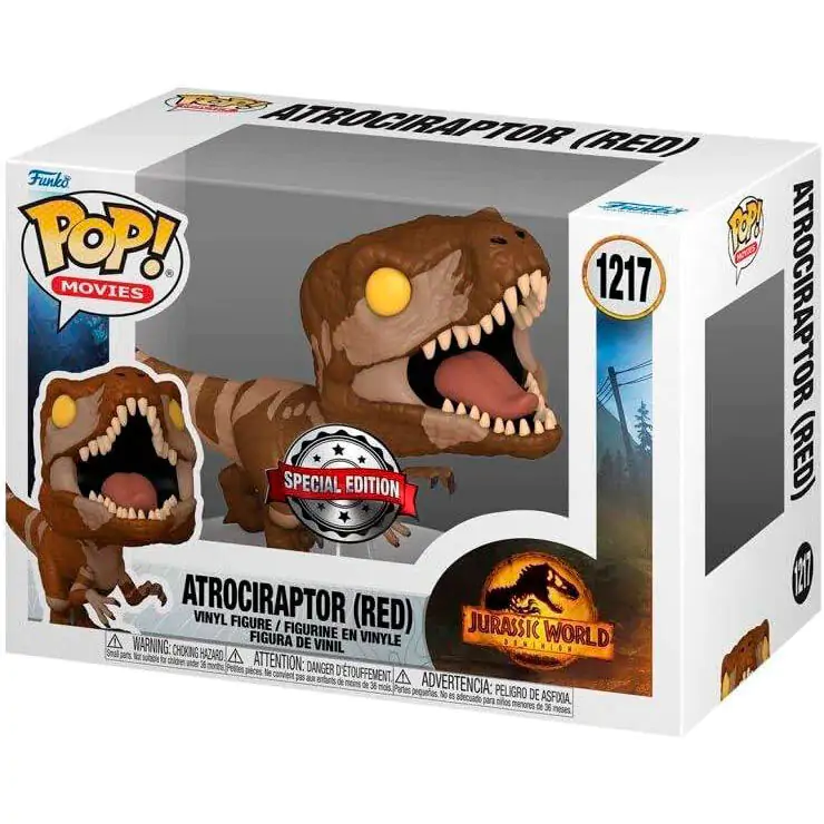 Figúrka POP Jurassic World 3 Atrociraptor Red Exclusive produktová fotografia