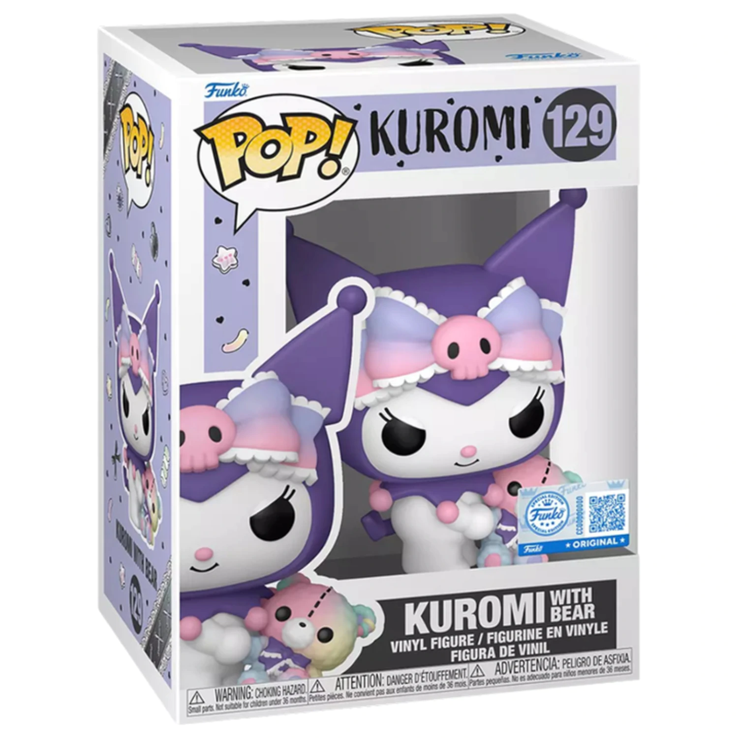 Funko POP figúrka Kuromi - Kuromi with Bear Exclusive produktová fotografia