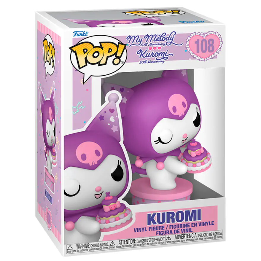 Funko POP figúrka Kuromi with Cake produktová fotografia