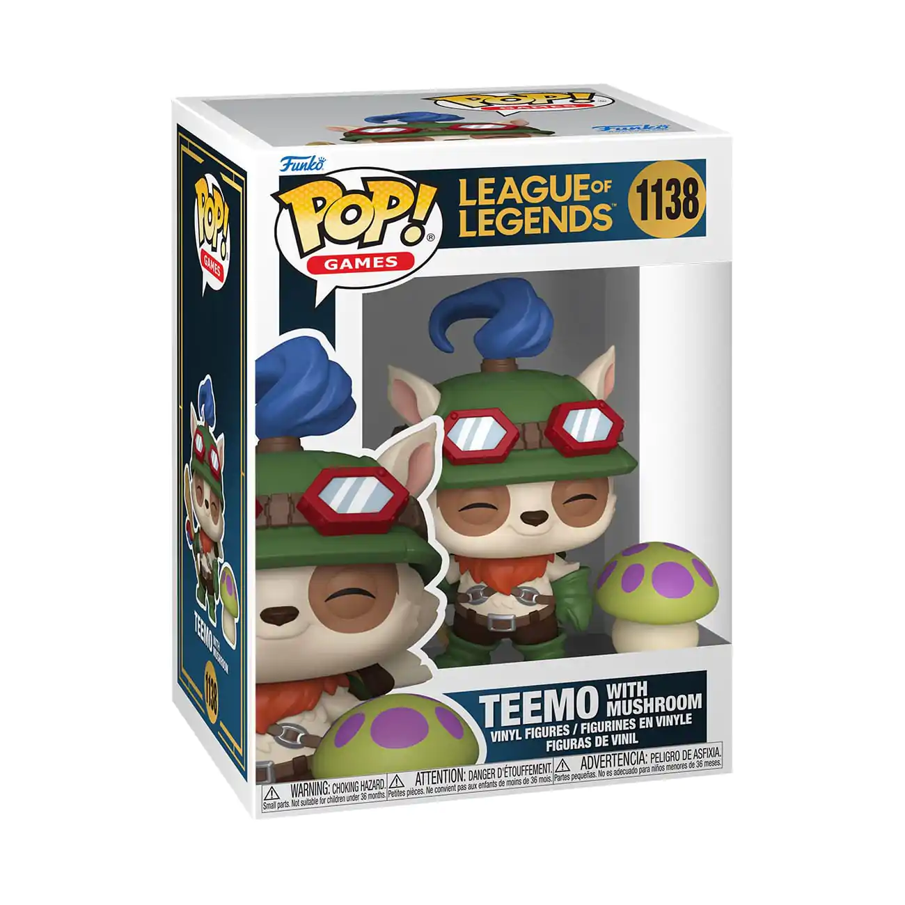 Funko POP figúrka League of Legends Teemo with Mushroom produktová fotografia