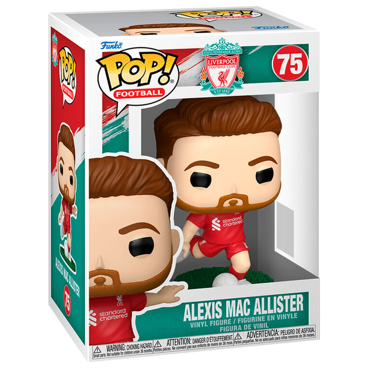 Funko POP figúrka Liverpool Alexis Mac Allister produktová fotografia