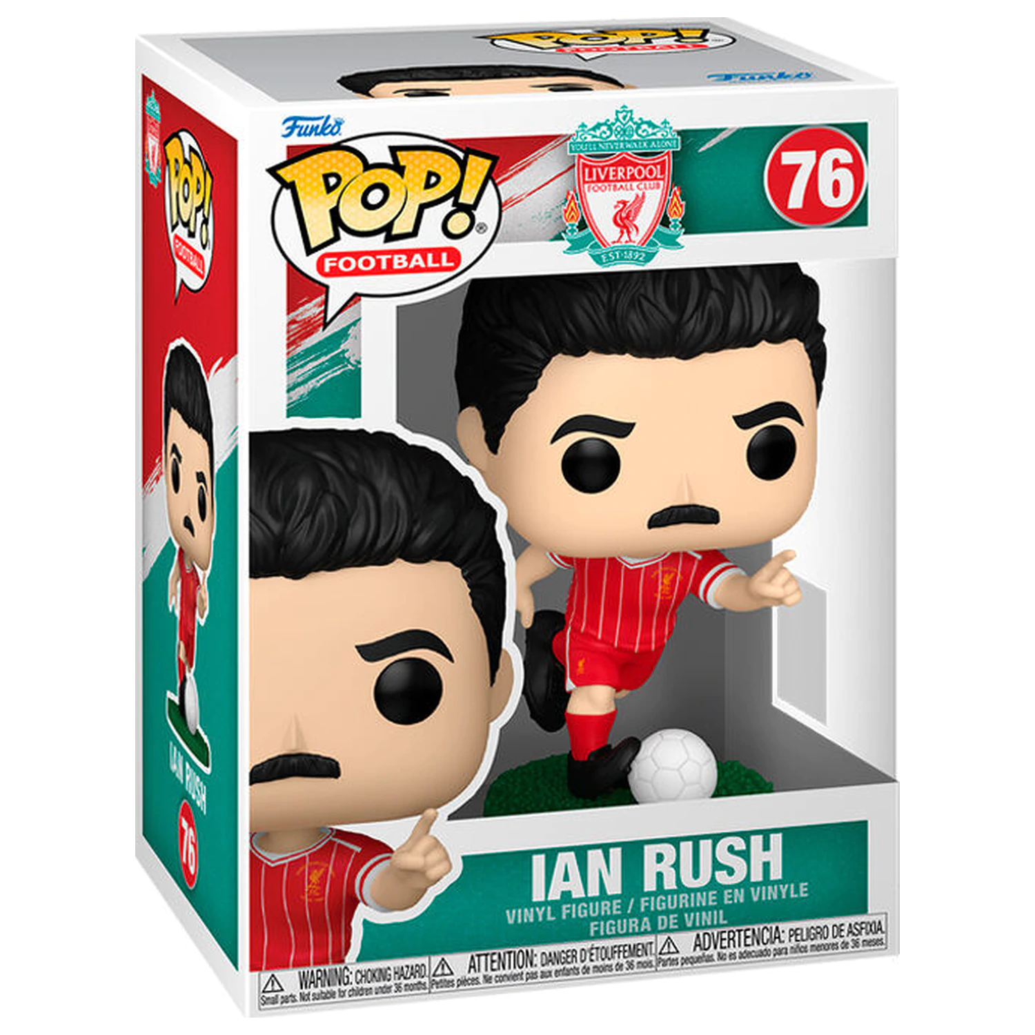 Funko POP figúrka Liverpool Ian Rush produktová fotografia