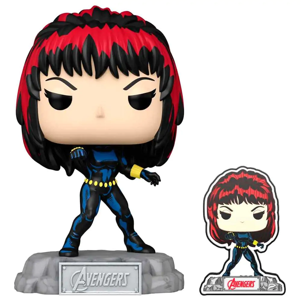 Funko POP figúrka Marvel Avengers 60th Anniversary Comic Black Widow s pripináčkou Exclusive termékfotó