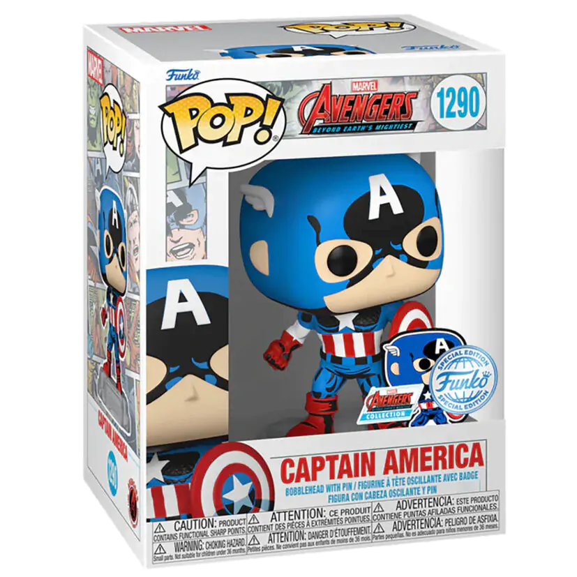 Figúrka POP Marvel Avengers Captain America Exclusive produktová fotografia