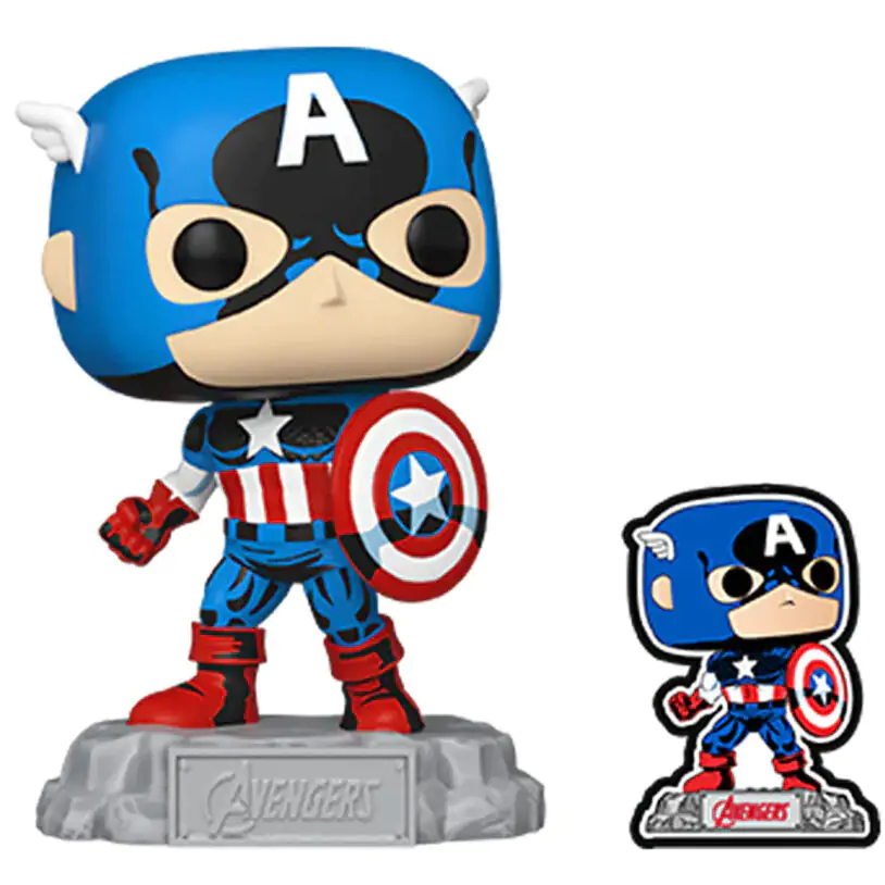 Figúrka POP Marvel Avengers Captain America Exclusive produktová fotografia