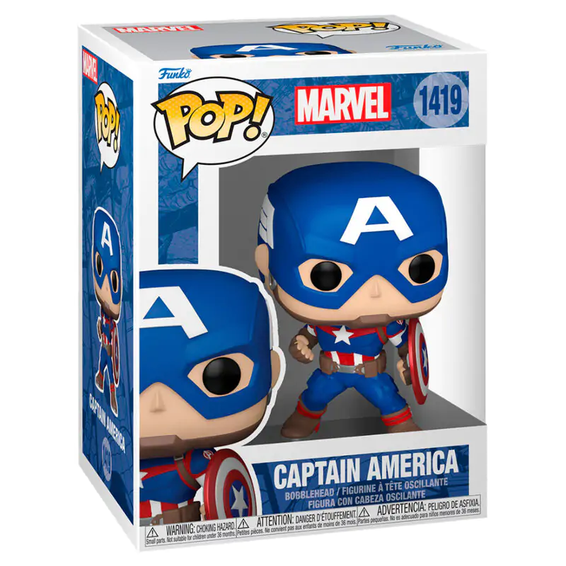 Funko POP figúrka Marvel Captain America Classics 9 cm termékfotó